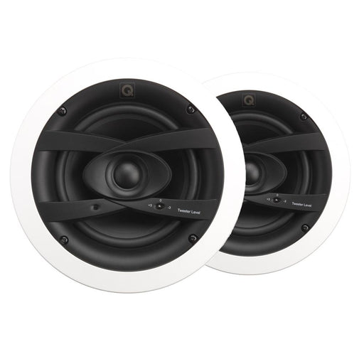 Q Install QI65CW 6.5" In Ceiling IP4X Wet Room and Weatherproof Speakers (Pair) - Tech4