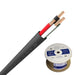 QED QX16/4 Four Core Outdoor Speaker Cable Black (300m Drum) - Tech4