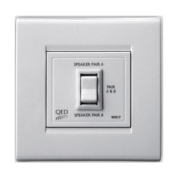 QED WM17 In Wall Speaker Switch (Series) - Tech4