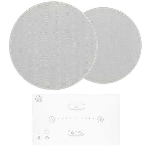 Systemline E50 6.5" Bluetooth Ceiling Speaker System - Gloss White - Tech4